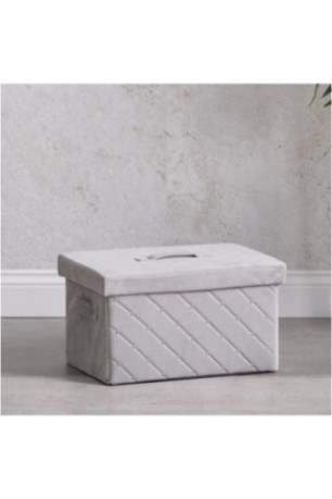 Boîte Avec Couvercle - Diamante - Grey