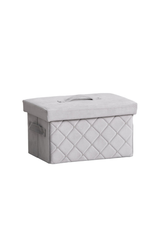 Boîte Avec Couvercle - Diamante - Grey