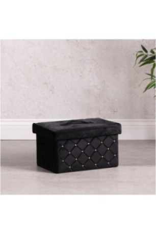 Boîte Avec Couvercle - Diamante - Black