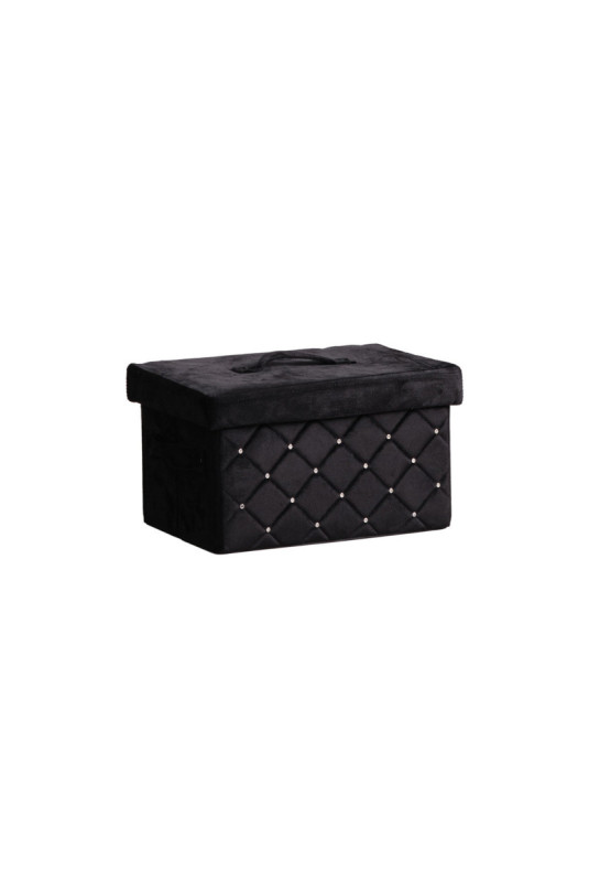 Boîte Avec Couvercle - Diamante - Black