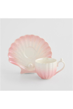 Tasse Avec Sous-Tasse - Pearli - Pink