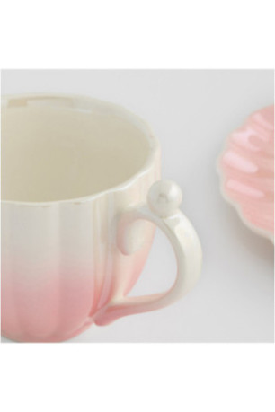 Tasse Avec Sous-Tasse - Pearli - Pink