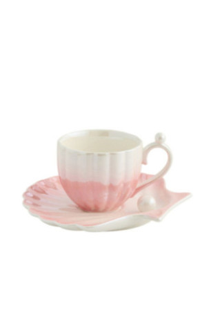 Tasse Avec Sous-Tasse - Pearli - Pink
