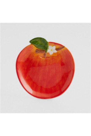 Assiette Décorative - Applisse - Red