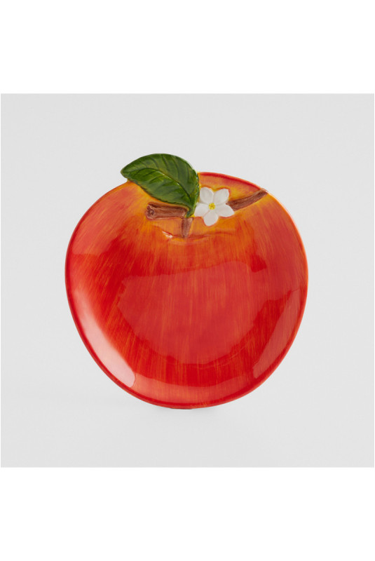 Assiette Décorative - Applisse - Red