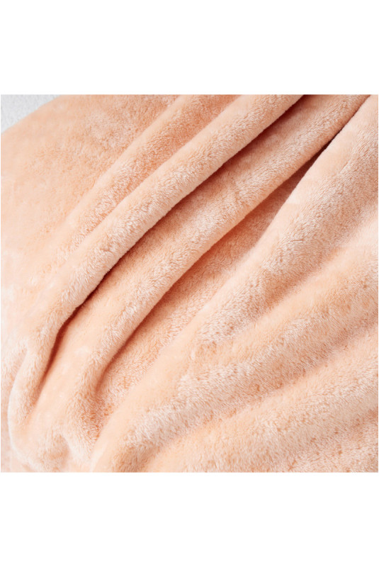 Couverture Unie Jacquard - Zefio - Peach