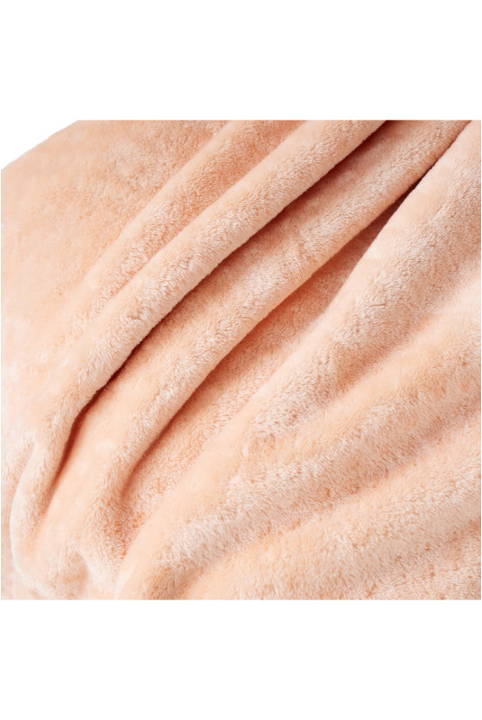 Couverture Unie Jacquard - Zefio - Peach