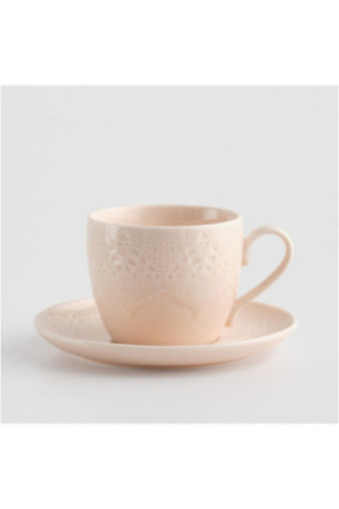 Tasse Avec Sous-Tasse - Kaira - Powder Pink