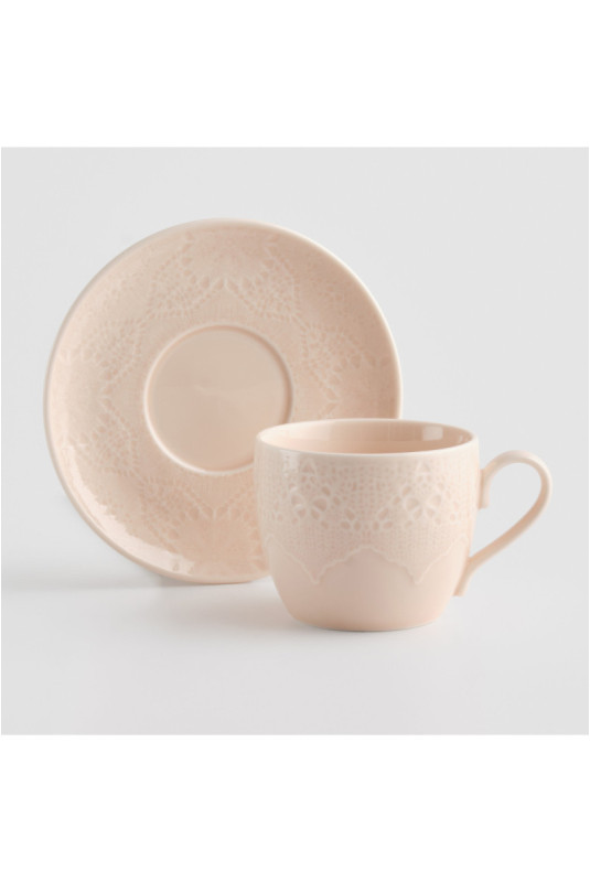 Tasse Avec Sous-Tasse - Kaira - Powder Pink