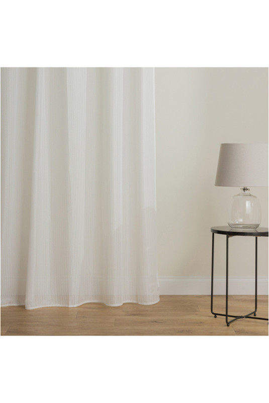 Rideau Transparent - Lyne - White - 140x250cm