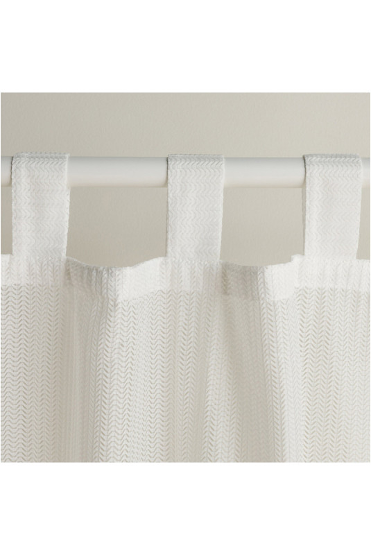 Rideau Transparent - Lyne - White - 140x250cm