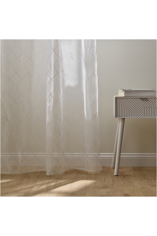 Rideau Transparent - Marya - White - 140x250cm