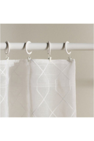 Rideau Transparent - Marya - White - 140x250cm