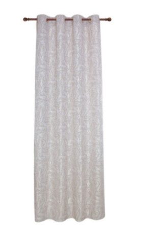 Rideau Jacquard - Sparkleaf - Beige - 140x250cm