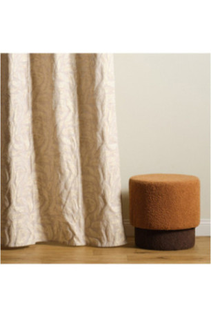 Rideau Jacquard - Sparkleaf - Beige - 140x250cm