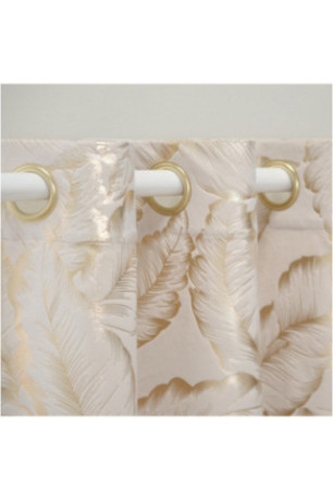 Rideau En Velours - Foglare - Beige - 140x280cm