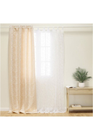 Rideau Transparent - Cassia - White - 140x280cm
