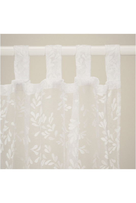 Rideau Transparent - Cassia - White - 140x280cm