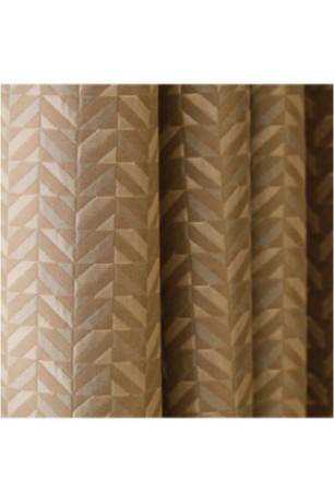 Rideau Jacquard - Tokyra - Light Beige - 140x280cm