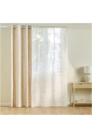 Rideau Transparent - Casinosis - Gold - 140x250cm