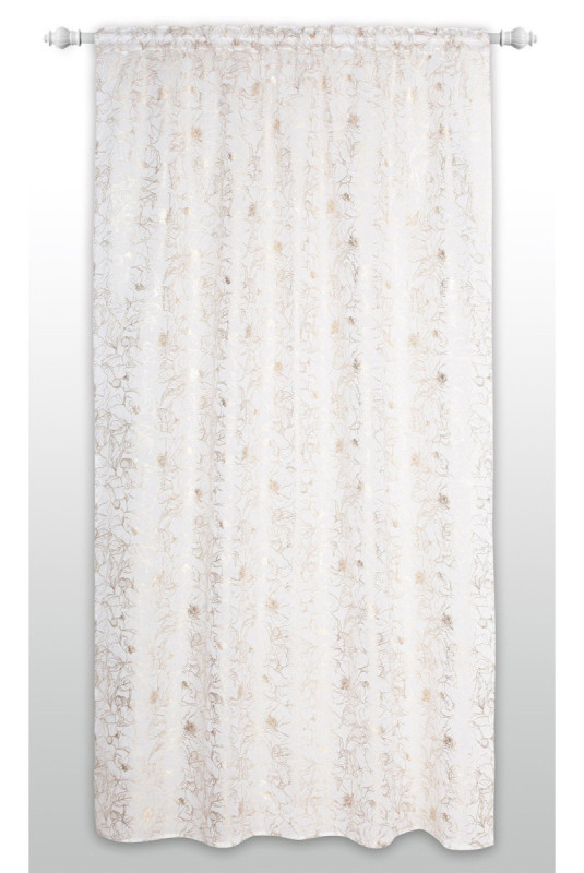 Rideau Transparent - Casinosis - Gold - 140x250cm