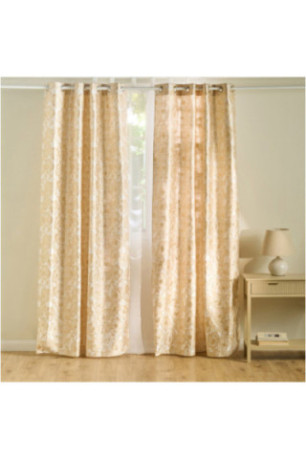 Rideau Jacquard - Makowka - Ecru - 140x250cm
