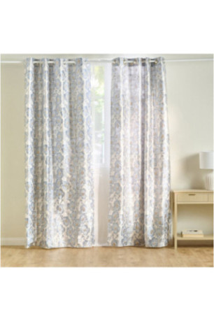 Rideau Jacquard - Makowka - Blue - 140x250cm