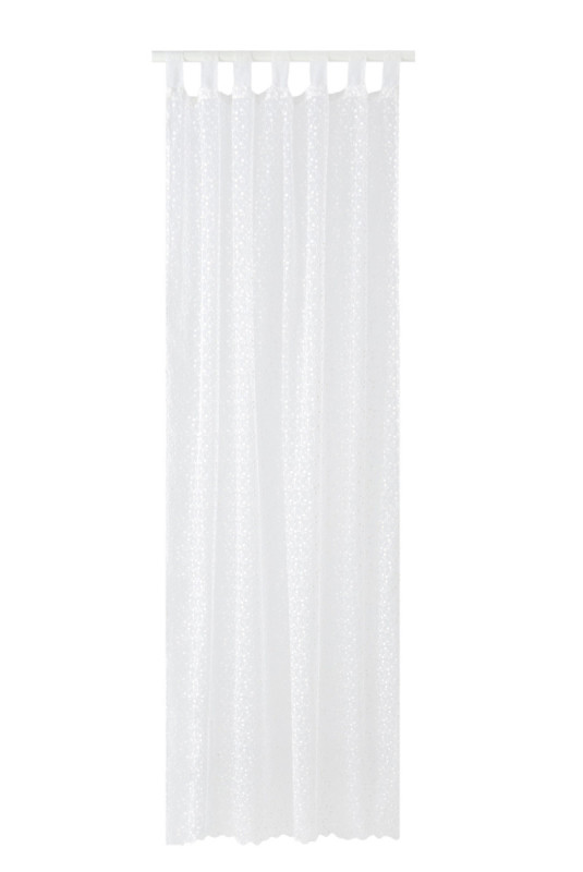 Rideau Transparent Brodé - Rosita - Ecru - 140x250cm