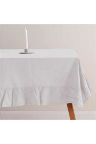 Nappe Unie - Falbines - White