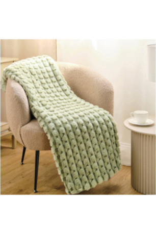 Couverture En Fourrure Unie - Papetteria - Sage