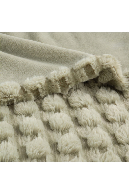 Couverture En Fourrure Unie - Papetteria - Sage