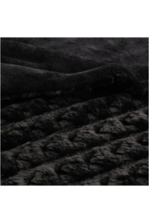 Couverture En Fourrure Unie - Papetteria - Black