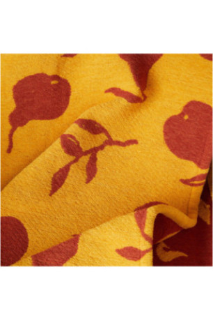 Couverture Unie Jacquard - Pantata - Orange