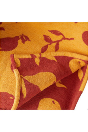 Couverture Unie Jacquard - Pantata - Orange