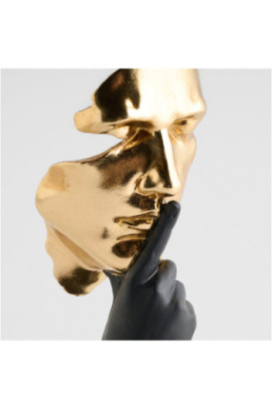 Figurine - Silence - Gold