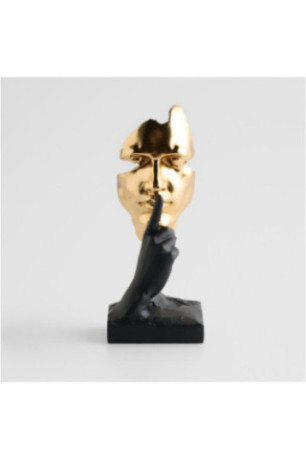 Figurine - Silence - Gold