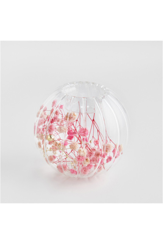 Porte-Bougie - Flonna - Dark Pink