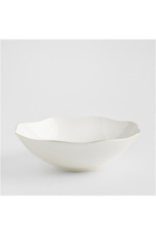 Bol de Service - Wave - White
