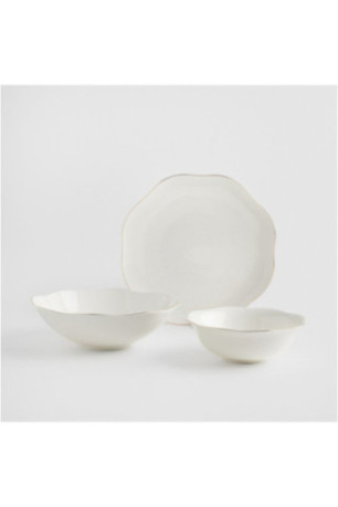 Bol de Service - Wave - White