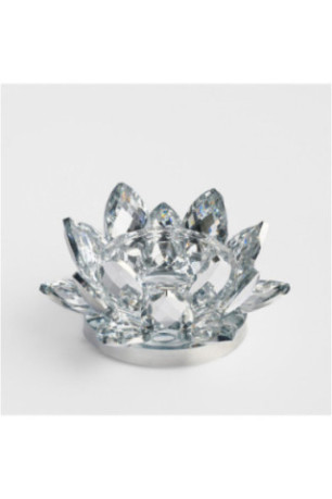 Porte-Bougie - Cristal Shine Small - Silver