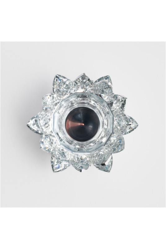 Porte-Bougie - Cristal Shine Small - Silver