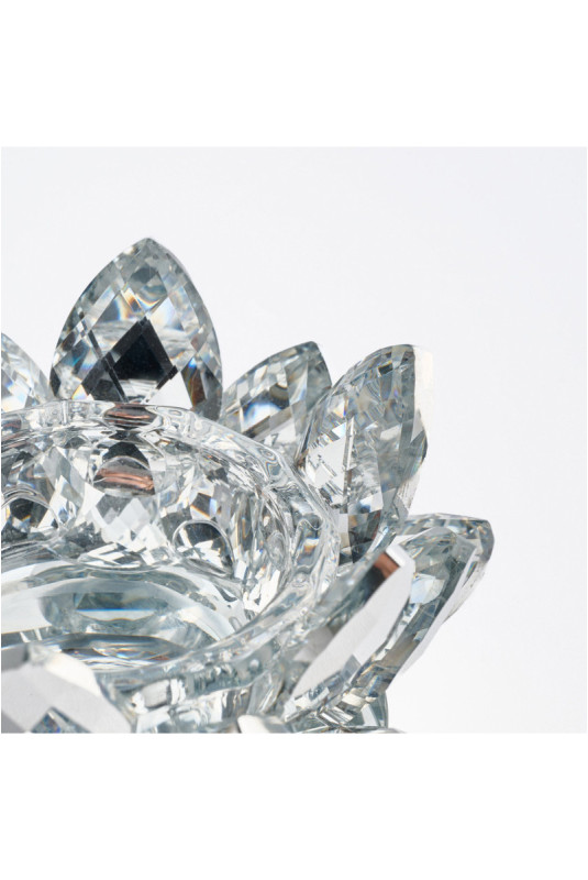 Porte-Bougie - Cristal Shine Small - Silver