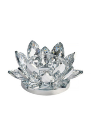 Porte-Bougie - Cristal Shine Small - Silver