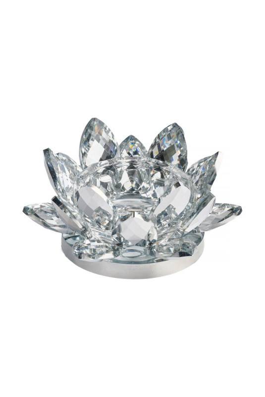 Porte-Bougie - Cristal Shine Small - Silver