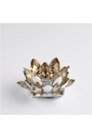 Porte-Bougie - Cristal Shine Small - Gold