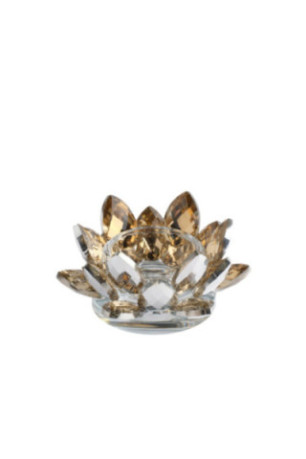 Porte-Bougie - Cristal Shine Small - Gold