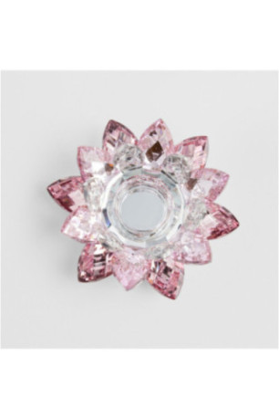 Porte-Bougie - Cristal Shine - Light Pink