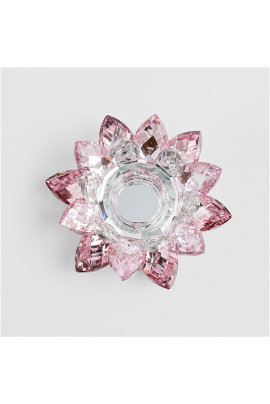 Porte-Bougie - Cristal Shine - Light Pink