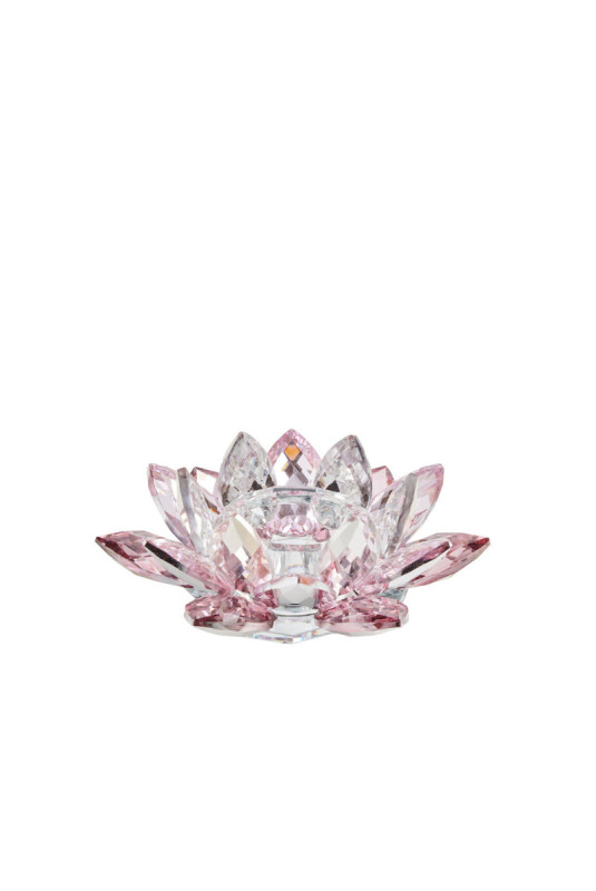 Porte-Bougie - Cristal Shine - Light Pink