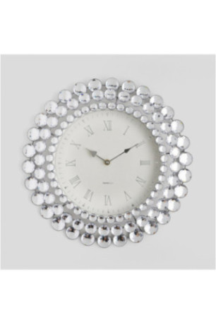 Horloge Murale - Crystal - Silver